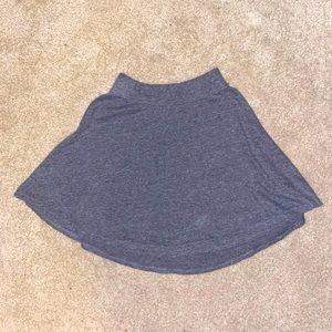 Grey A- Line skater skirt
